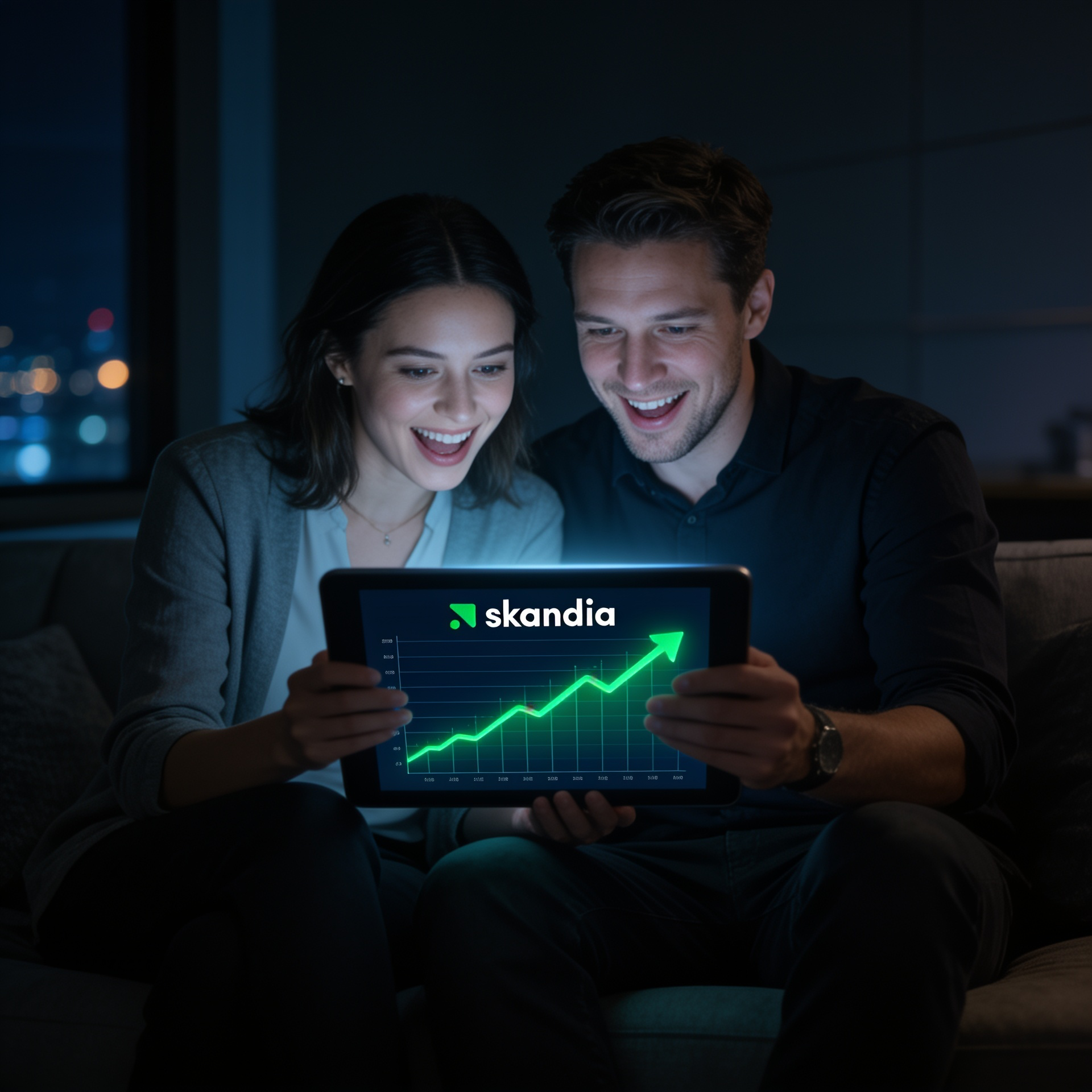 Pareja revisando su estrategia de retiro